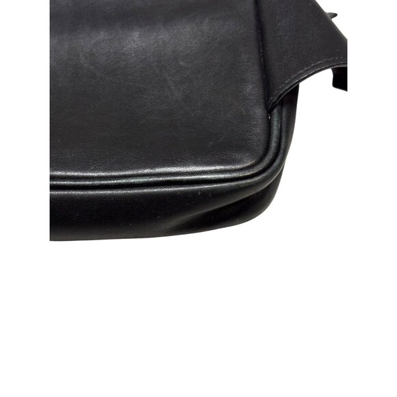 Coach Waist Belt Bag Leather Fanny Pack Black-approx. 9” x 5.5” x 1.5” - Picture 13 of 14